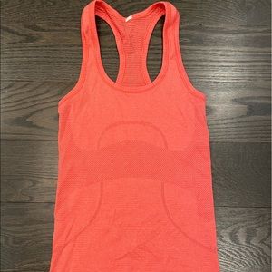 Lululemon swiftly tech size 2 coral